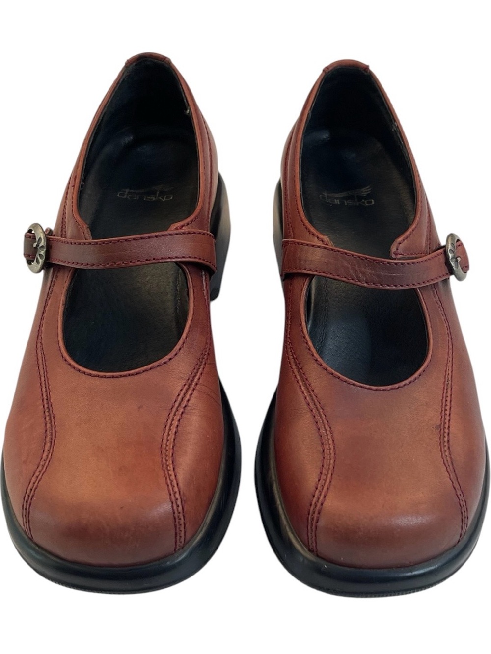 Dansko Mary Jane Leather flats in Chestnut Brown Women’s size EU 38 US 7.5 - 8